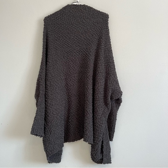 Umgee Womens Open Front Cardigan Gray Sz XL Popcorn Dolman Sleeve Pocket Boho - Picture 11 of 11
